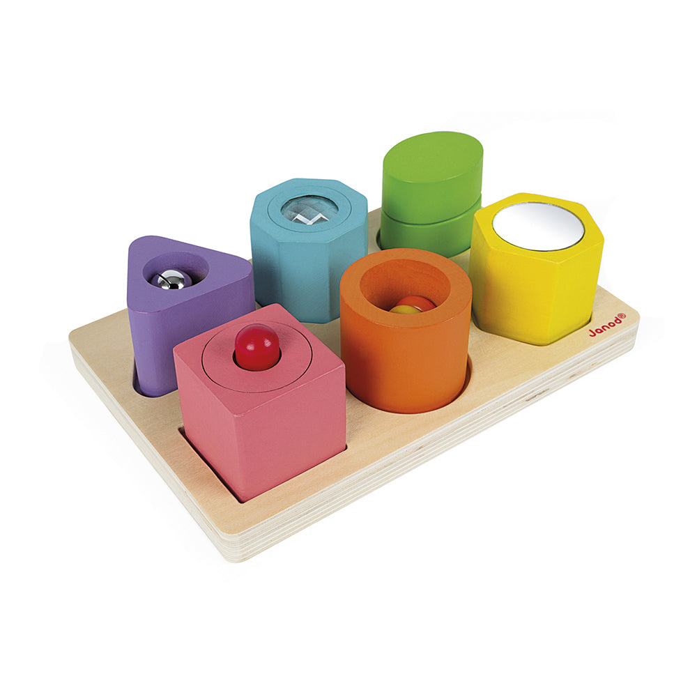 Janod I Wood - Vorm En Geluid Puzzel, Janod