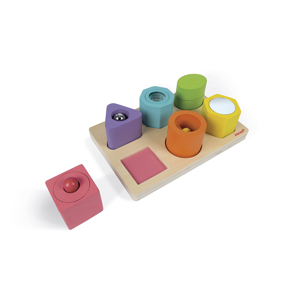 Janod I Wood - Vorm En Geluid Puzzel, Janod