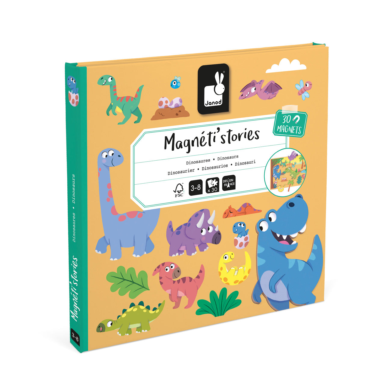 Janod Magneti Stories - Dinosaurus, Janod