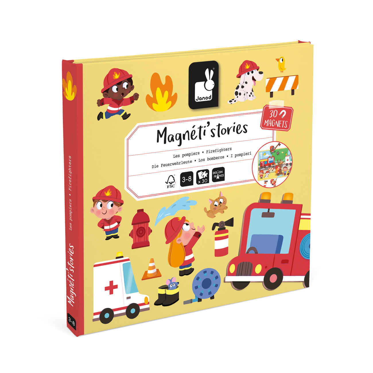 Janod Magneti Stories - Brandweer, Janod