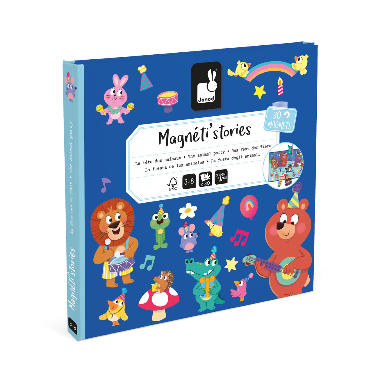 Janod Magneti Stories - Dierenfeest, Janod