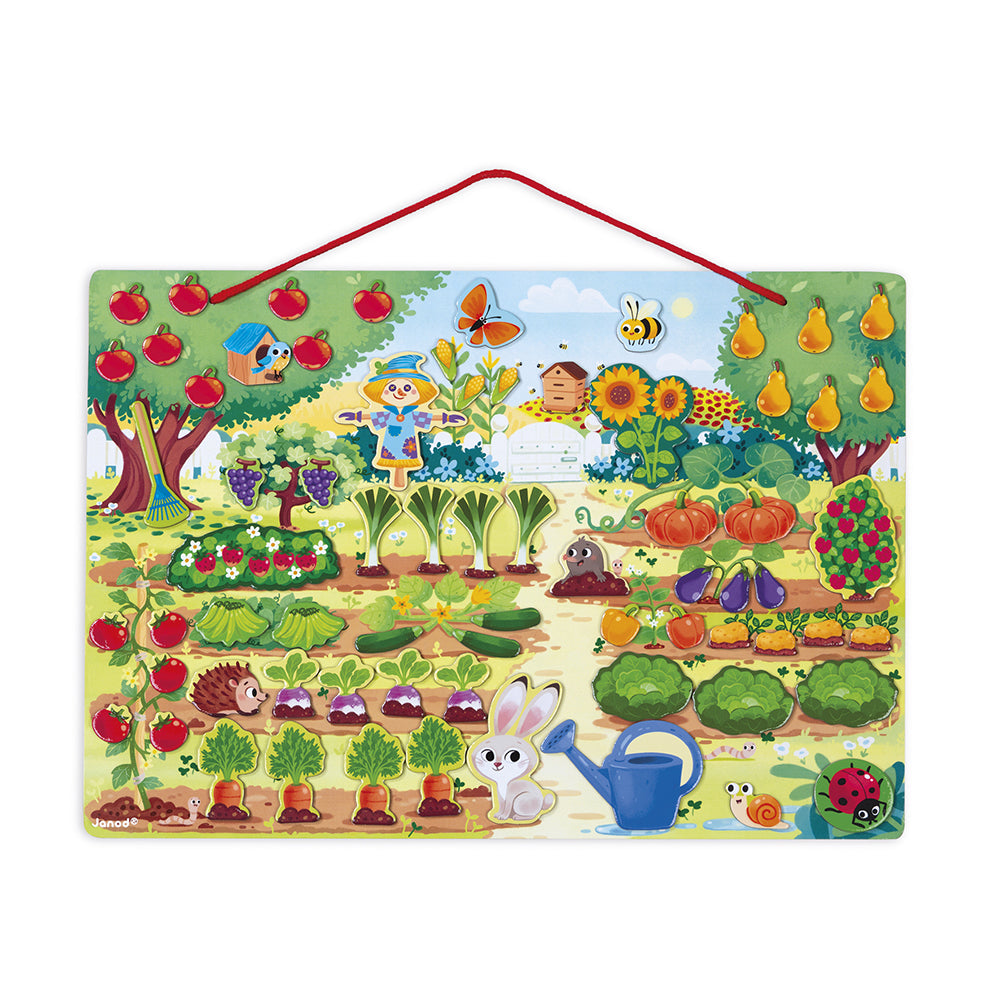 Janod Magneetbord - Moestuin, Janod
