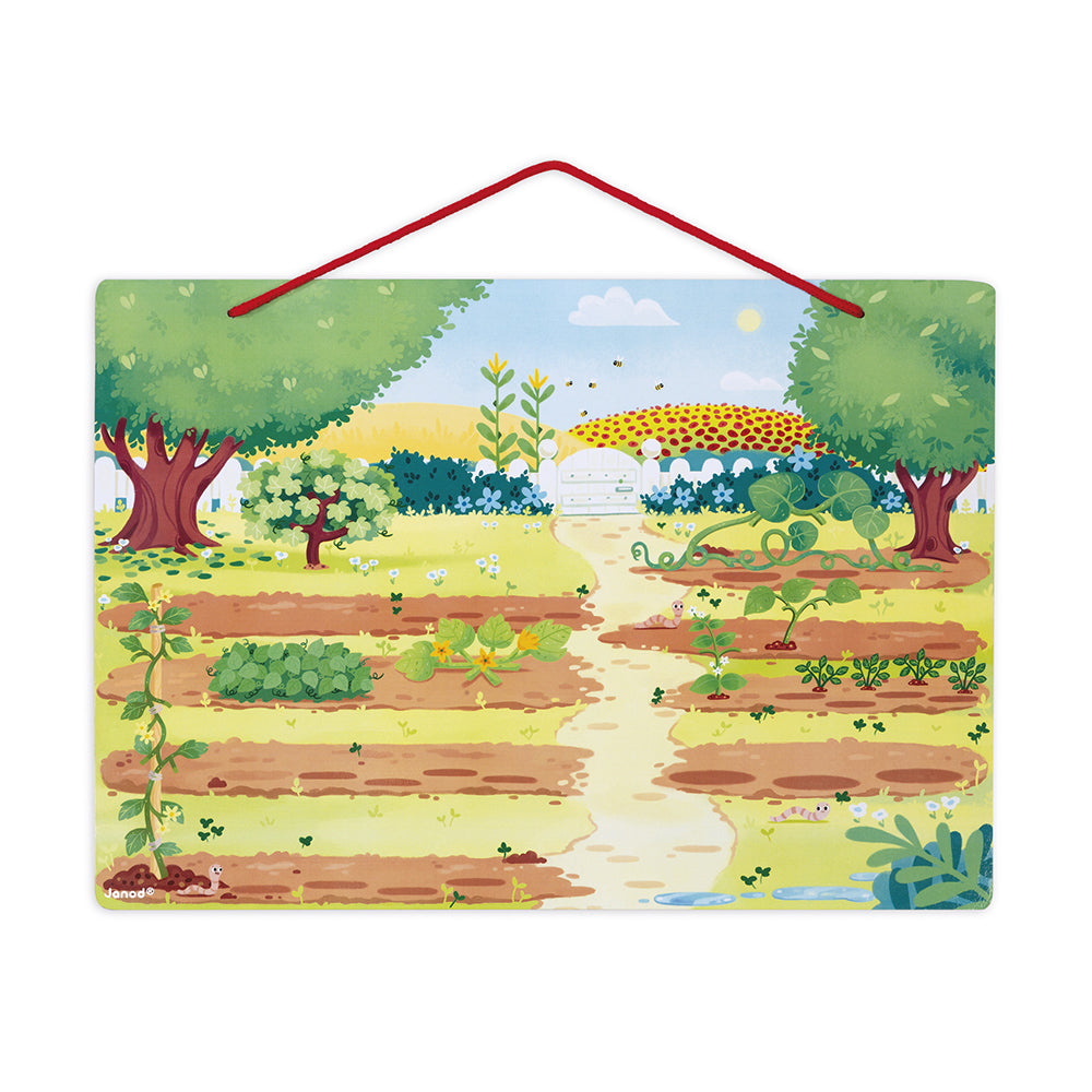 Janod Magneetbord - Moestuin, Janod