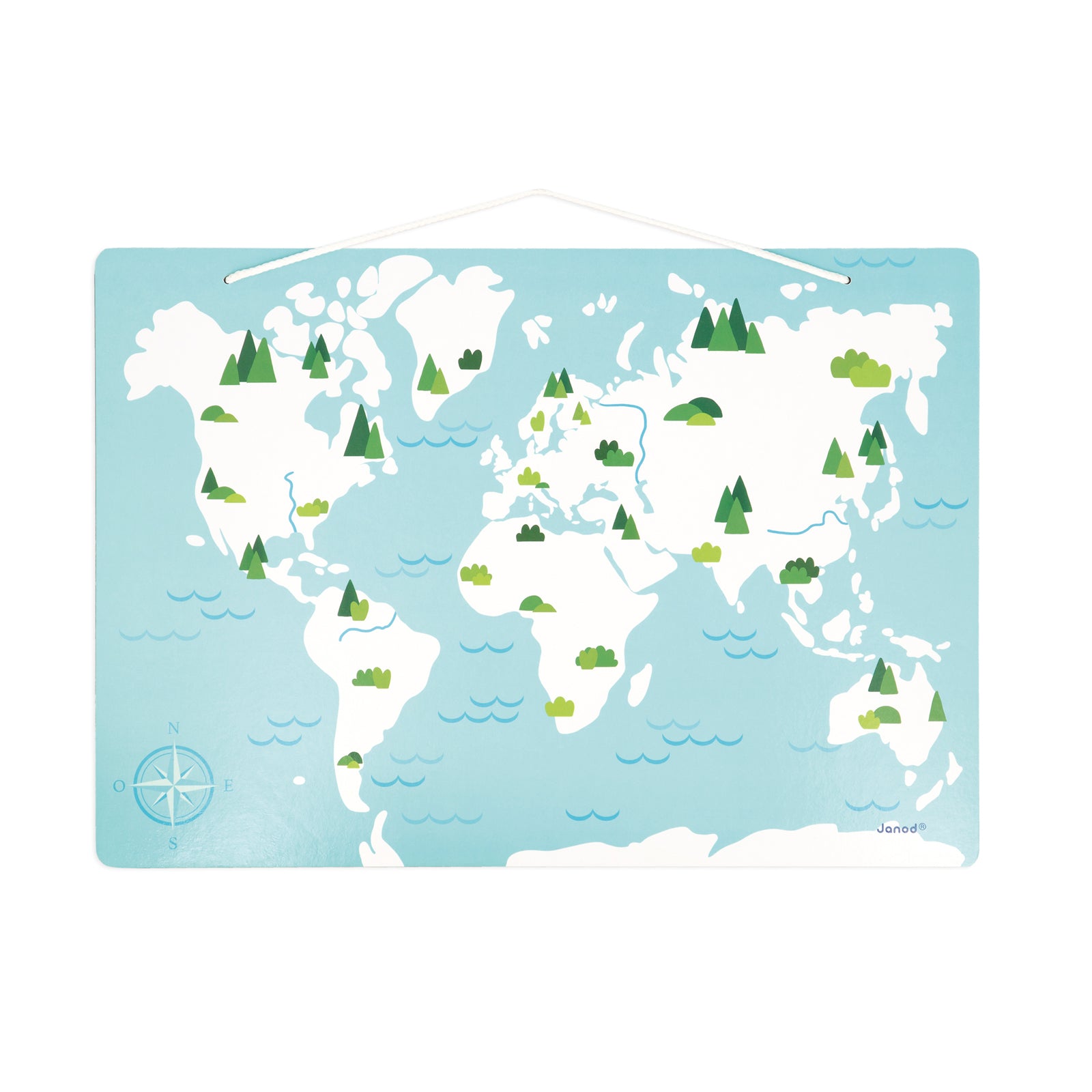 Janod Magneetbord - De Wereld Minikids, Janod