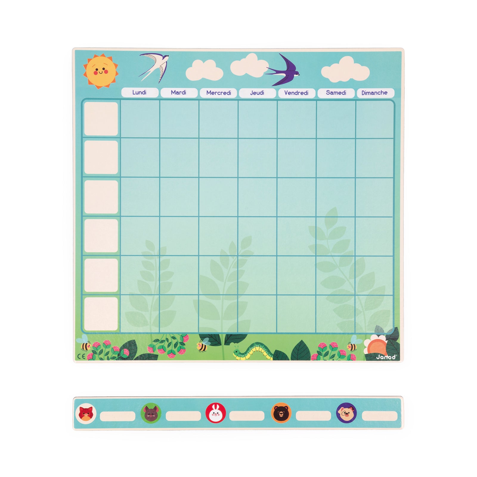 Janod Magneetbord - Weekplanning, Janod