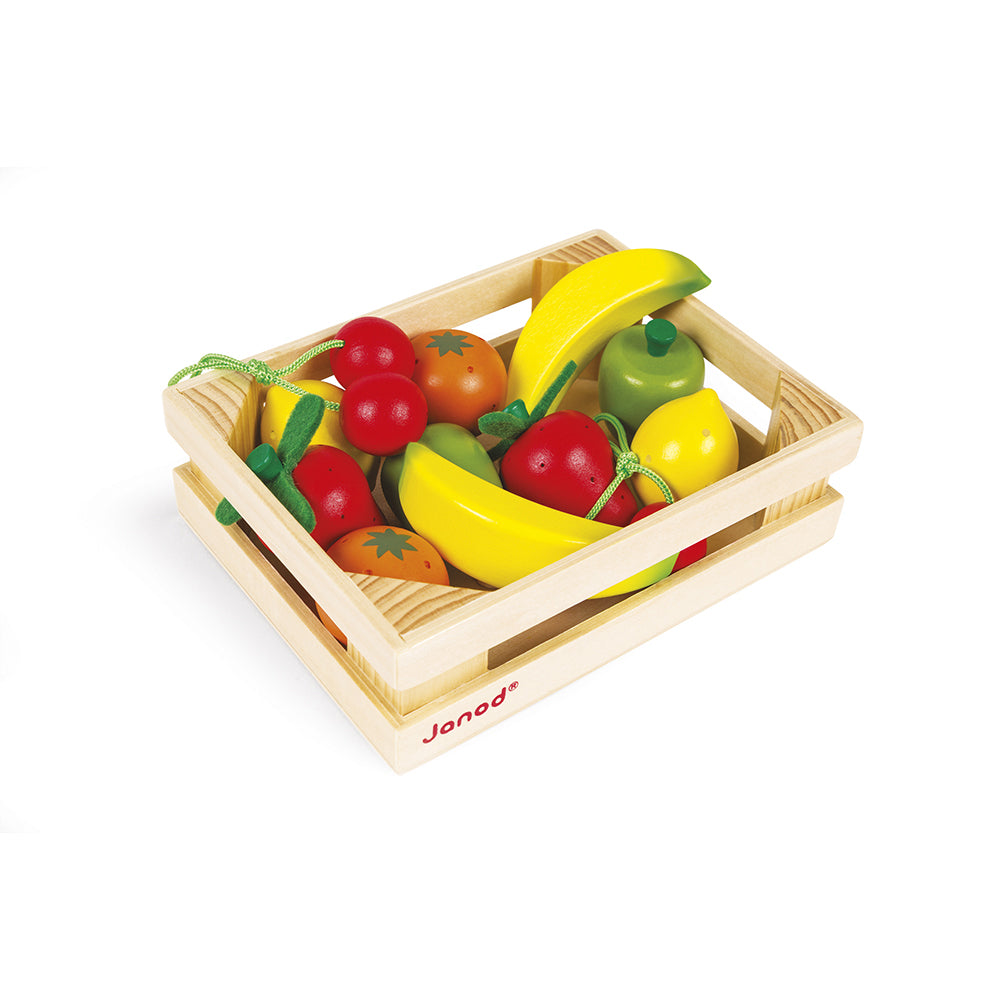 Janod In De Keuken - Krat Fruit (12-Delig), Janod