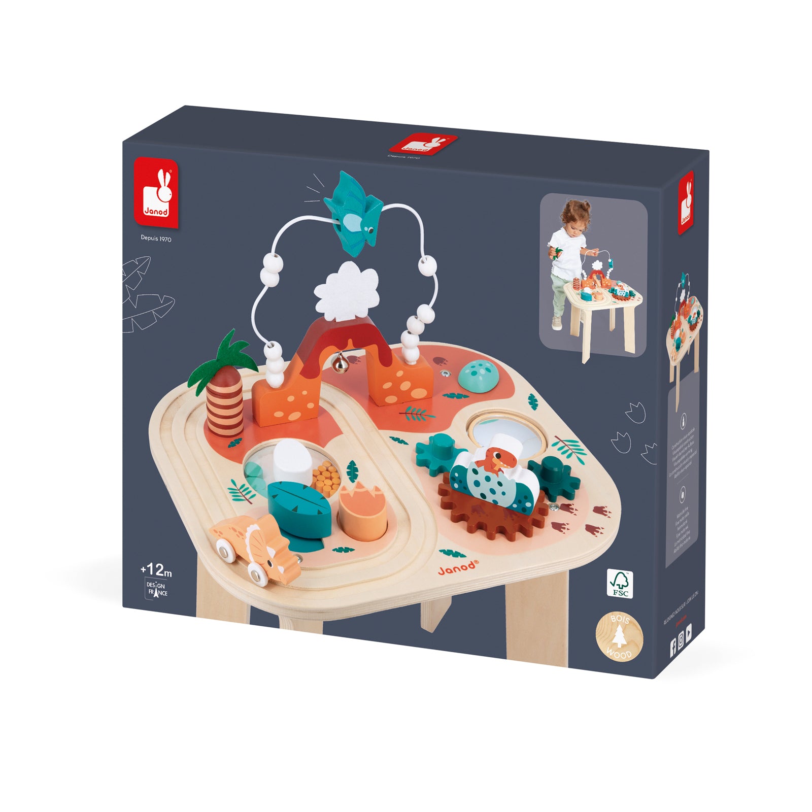 Janod Dino - Activiteitentafel, Janod