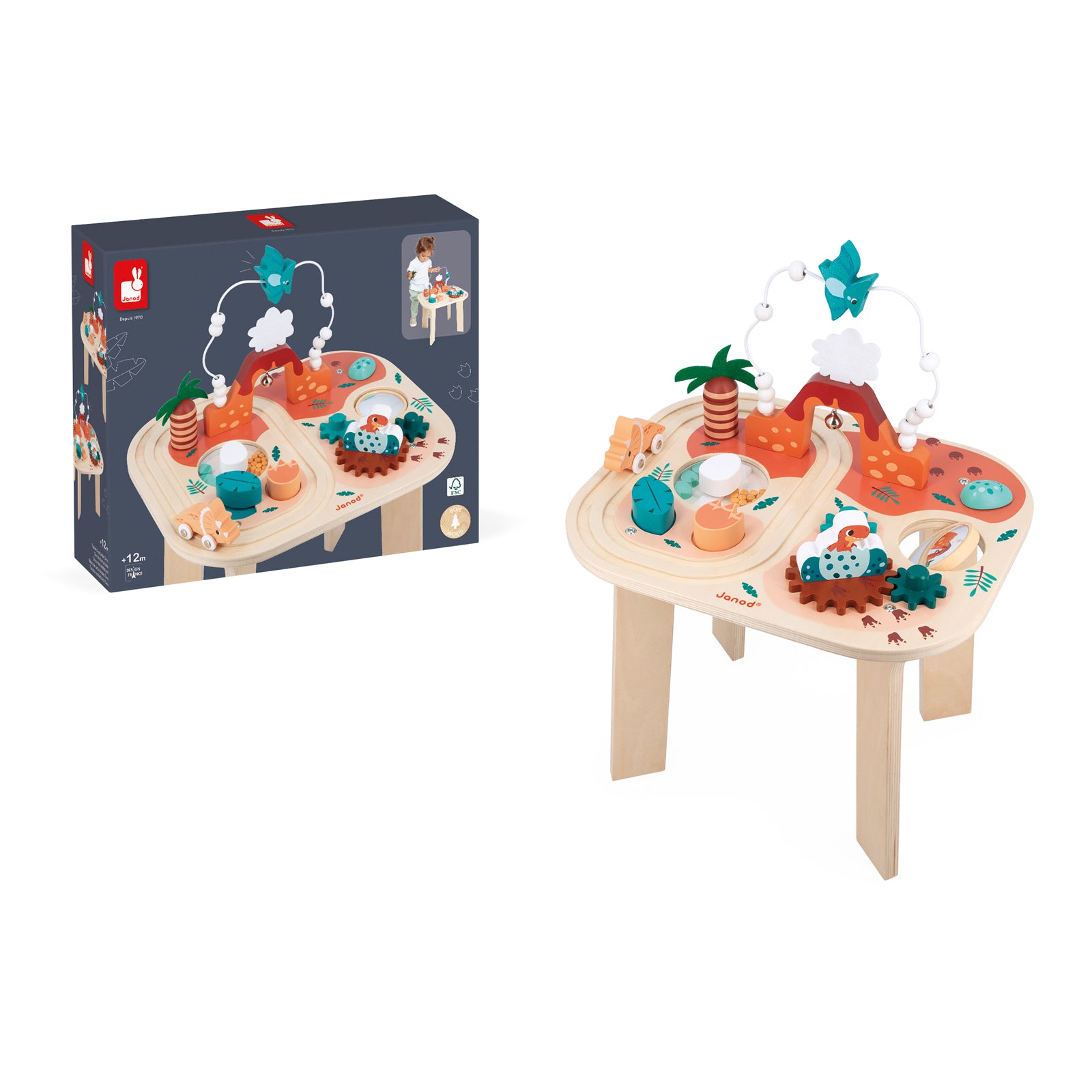 Janod Dino - Activiteitentafel, Janod