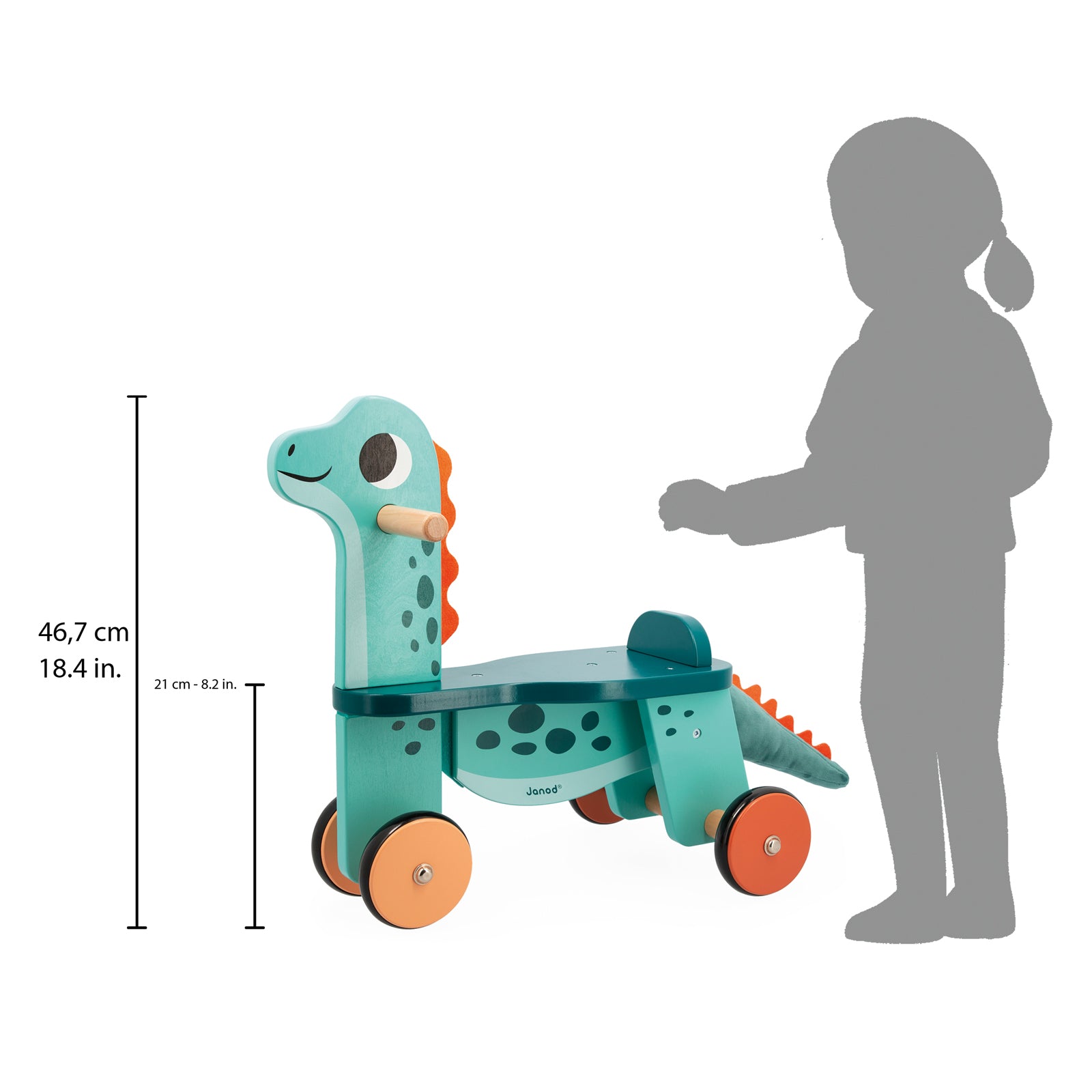 Janod Dino - Loopfiets Portosaurus, Janod