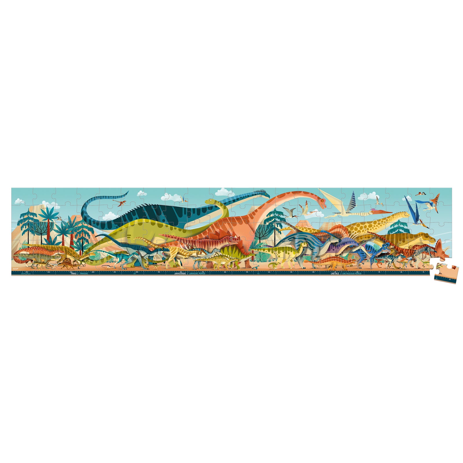 Janod Dino - Puzzel Panorama Dino, Janod