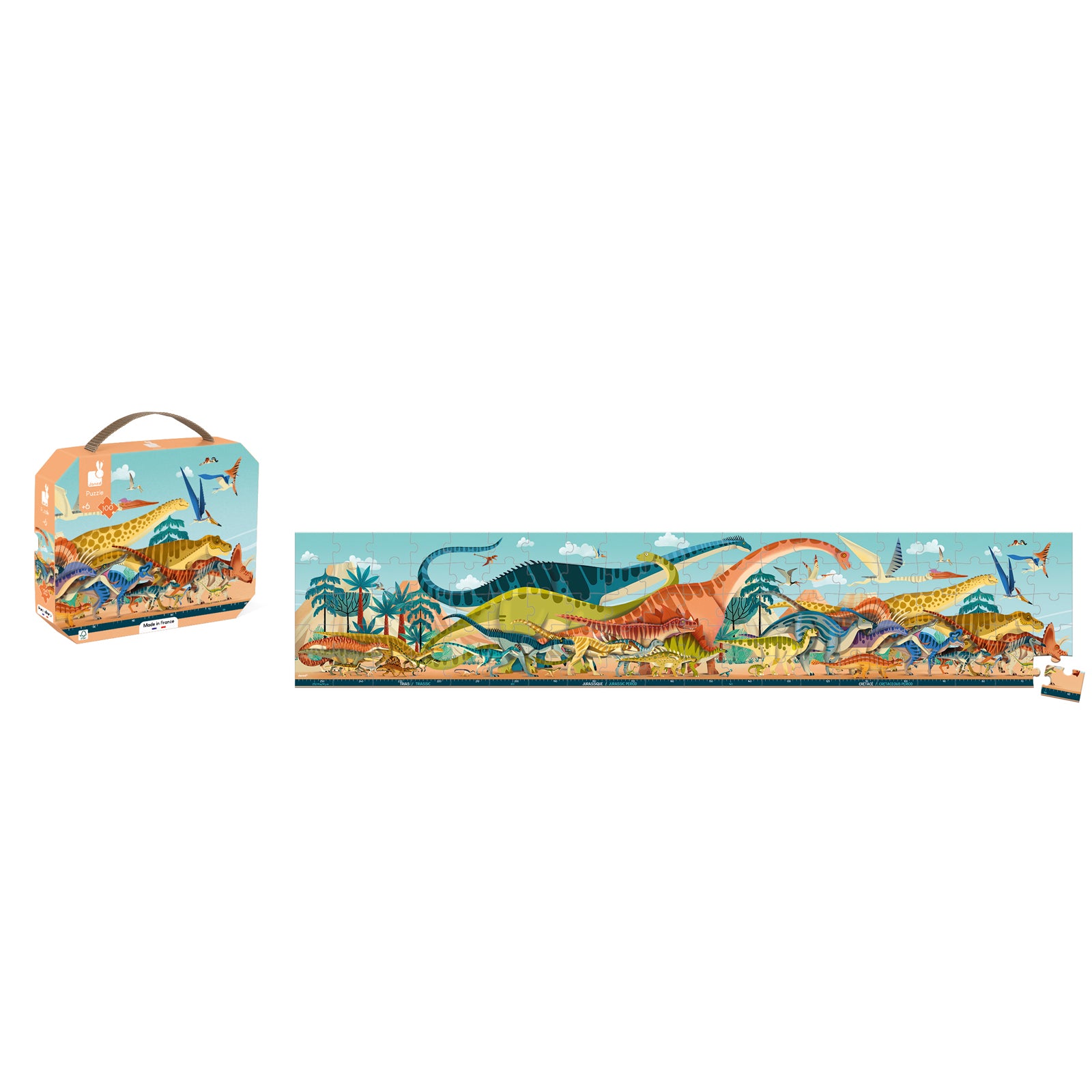 Janod Dino - Puzzel Panorama Dino, Janod