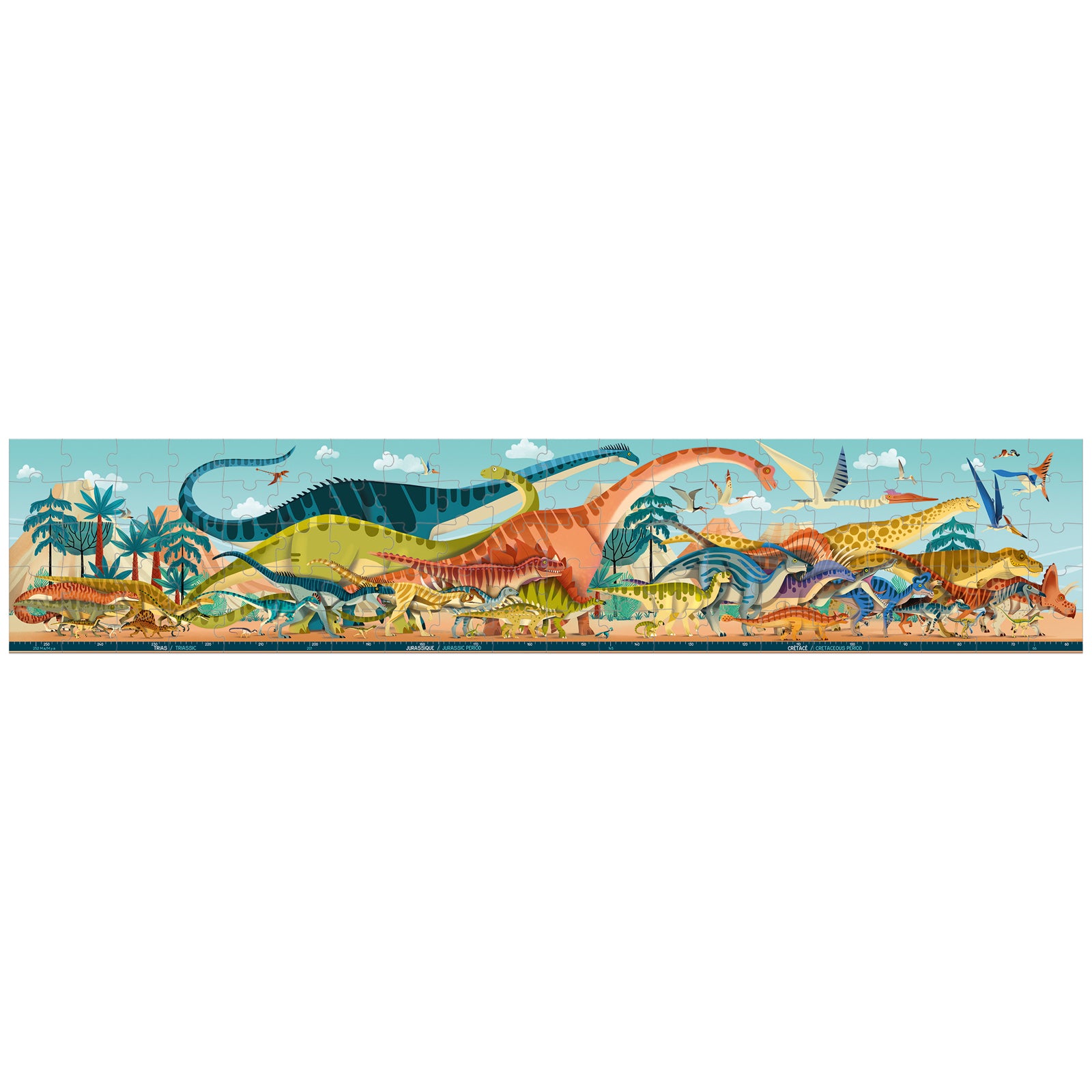 Janod Dino - Puzzel Panorama Dino, Janod