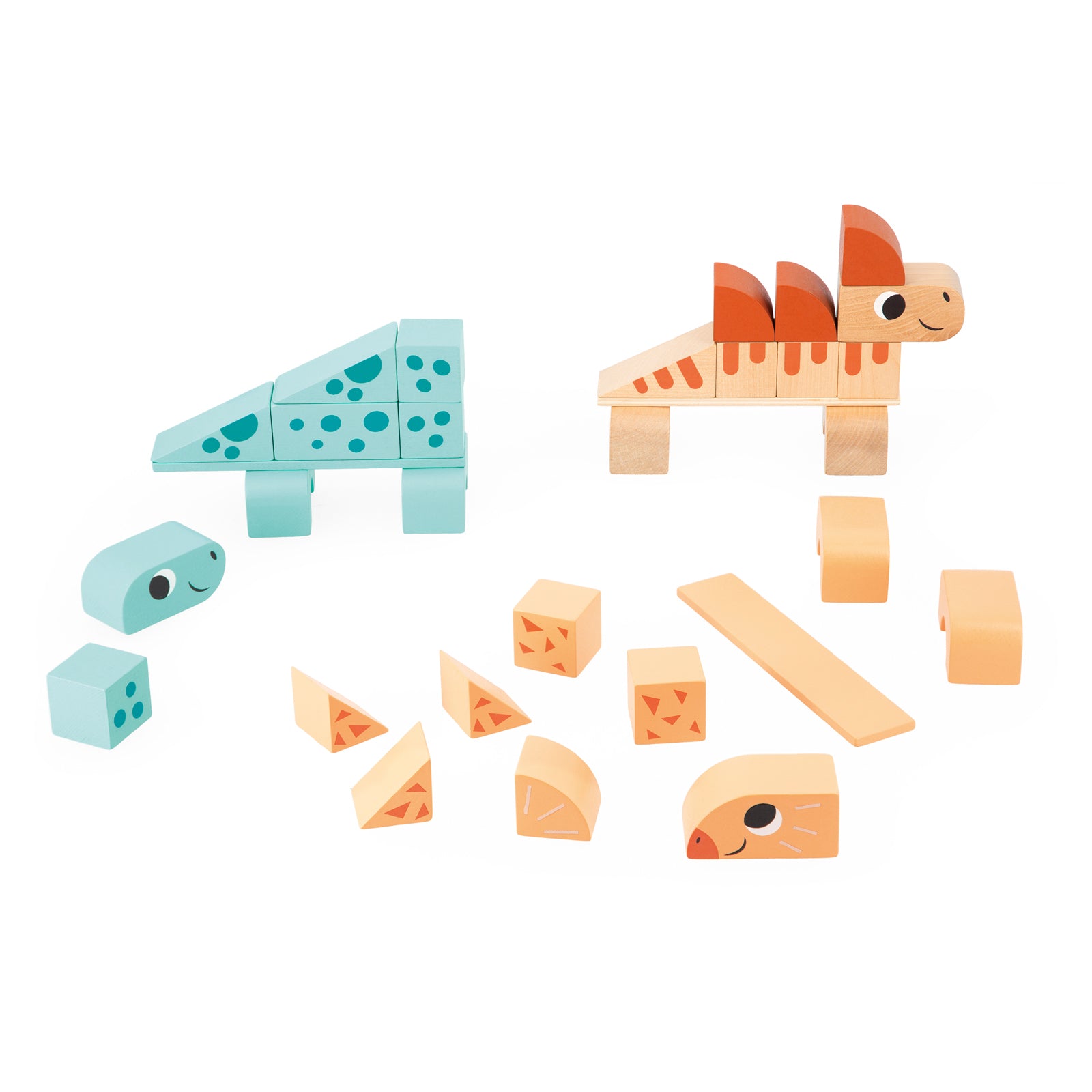 Janod Dino - Cubicosaurus Blokkenset, Janod