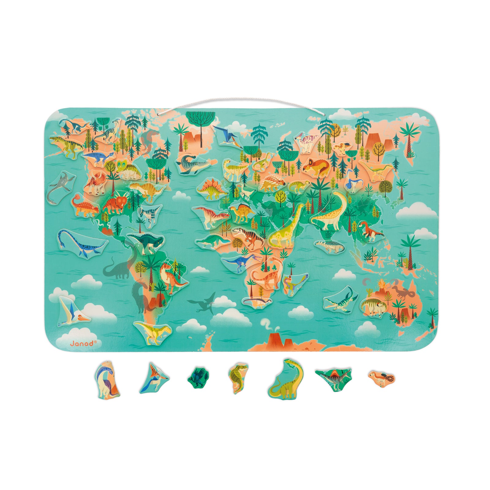 Janod Dino - Magneetbord Dino-Wereld, Janod