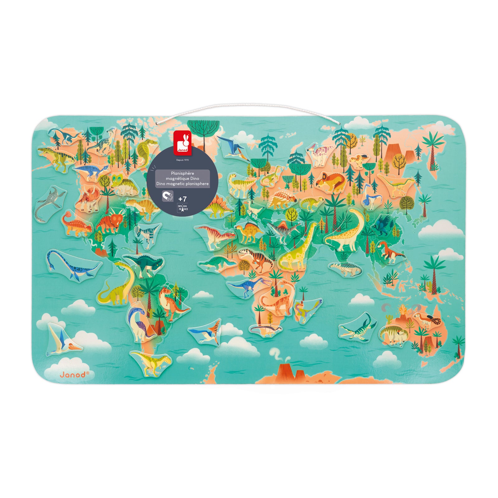 Janod Dino - Magneetbord Dino-Wereld, Janod