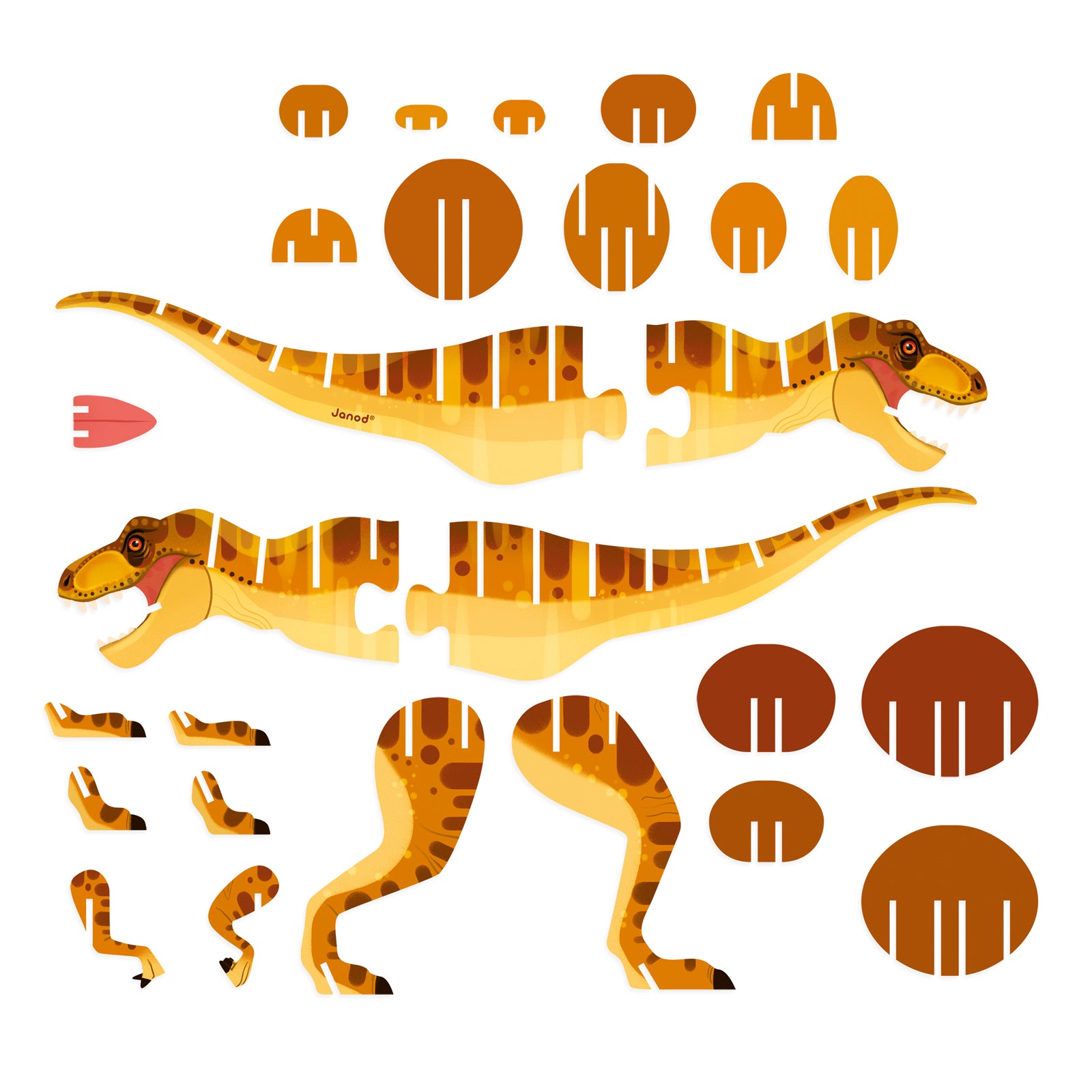 Janod Dino - 3D-Puzzel T-Rex, Janod