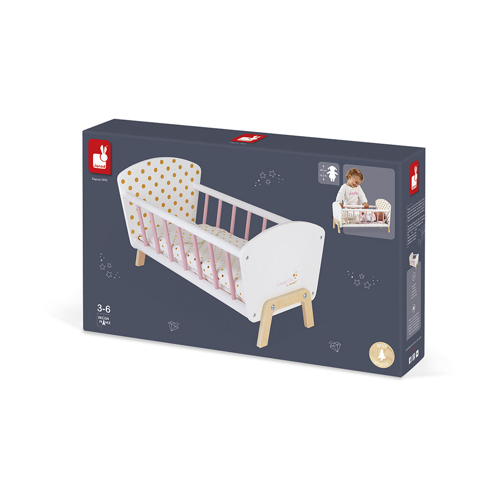 Janod Candy Chic - Poppenbed, Janod