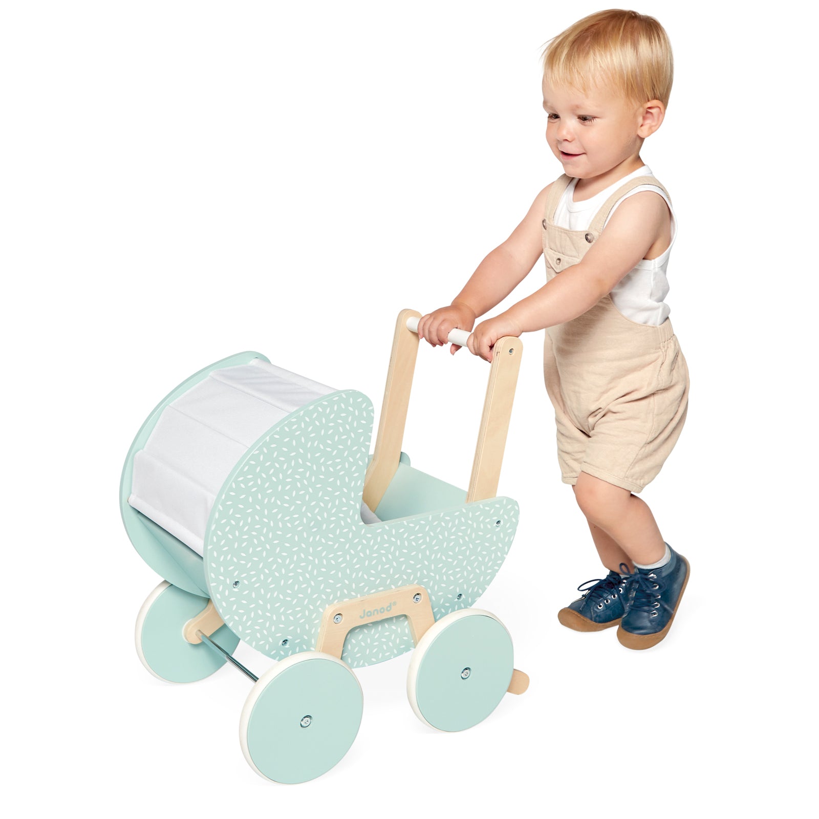 Janod Zen - Poppenwagen, Janod