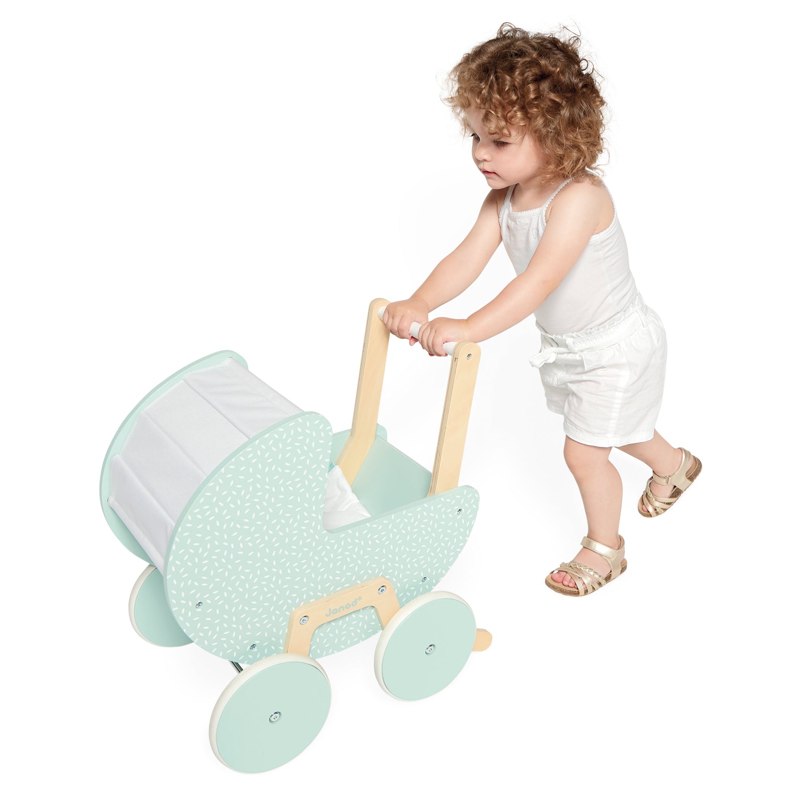 Janod Zen - Poppenwagen, Janod