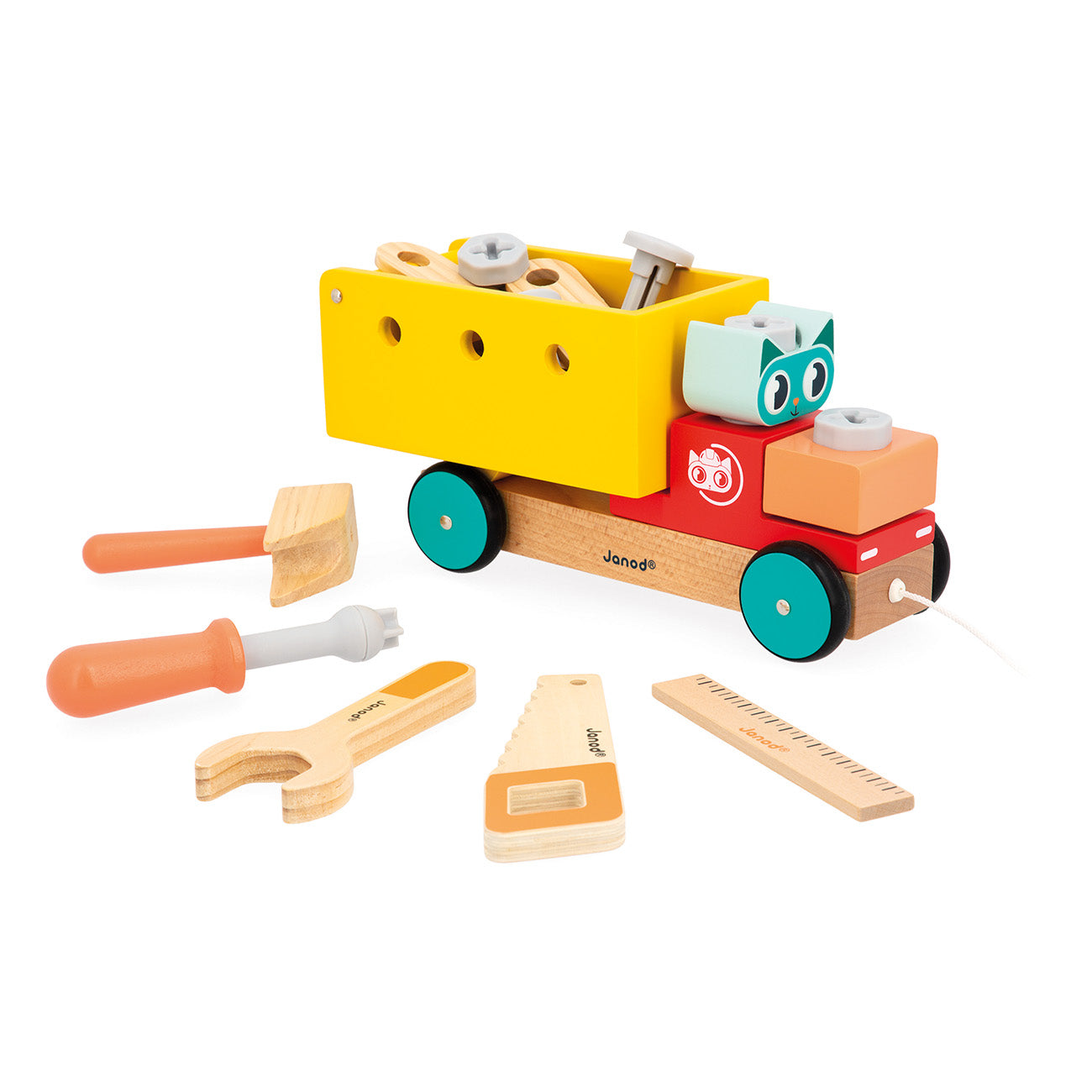 Janod Brico'Kids - Vrachtwagen, Janod