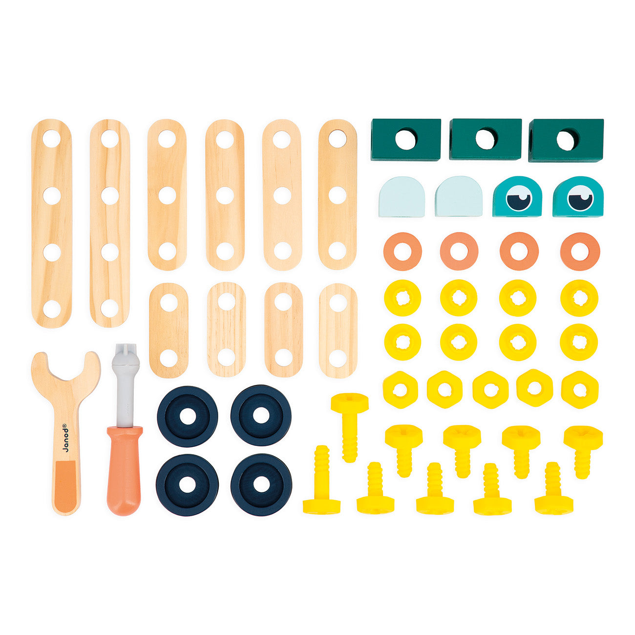 Janod Brico'Kids - Ton 50 Stuks, Janod