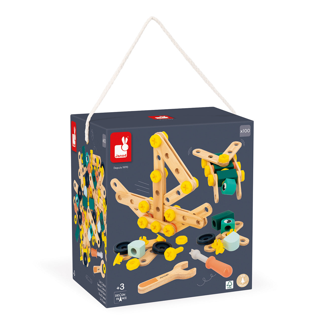 Janod Brico'Kids - Ton 100 Stuks, Janod