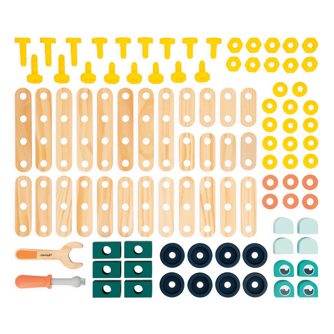 Janod Brico'Kids - Ton 100 Stuks, Janod