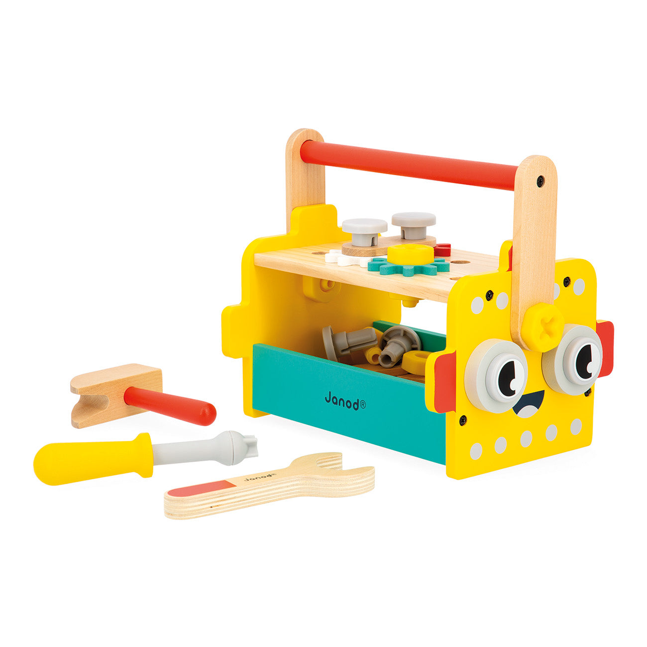 Janod Brico'Kids - Gereedschapskist Robot, Janod
