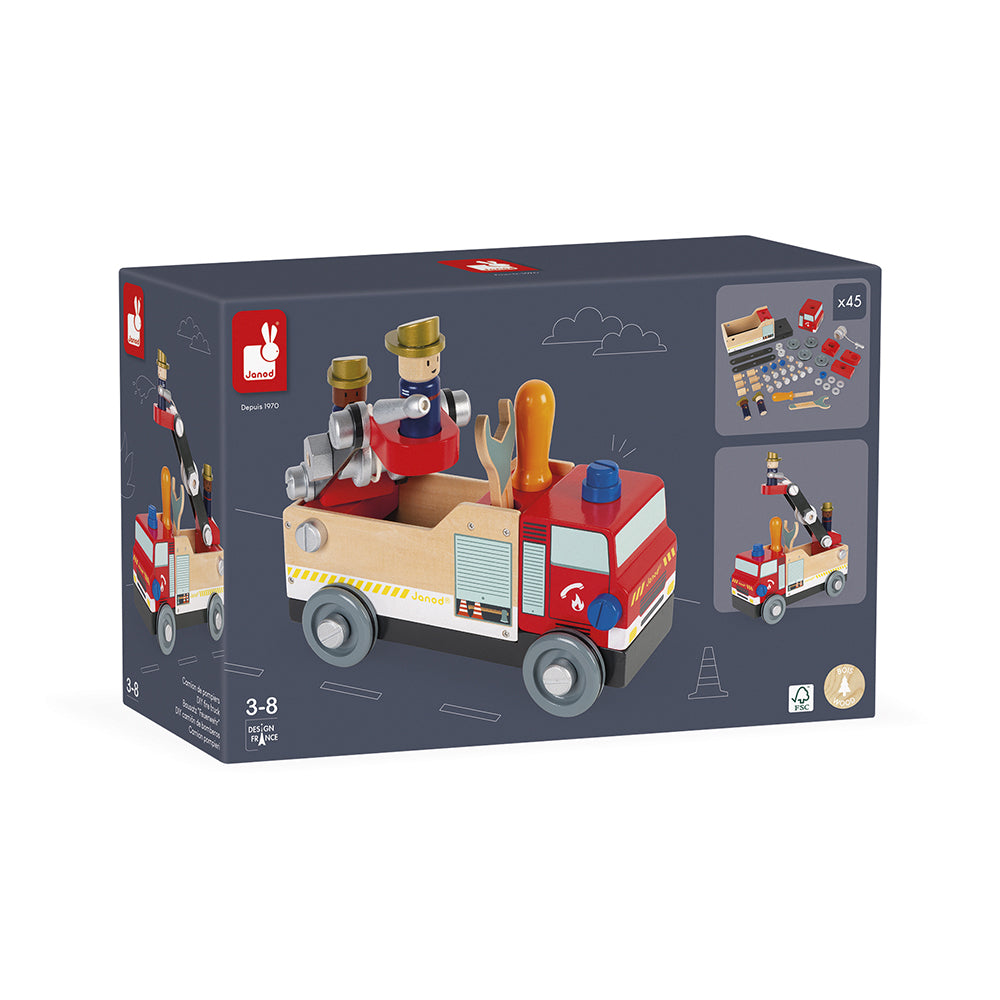 Janod Brico'Kids - Brandweerauto, Janod