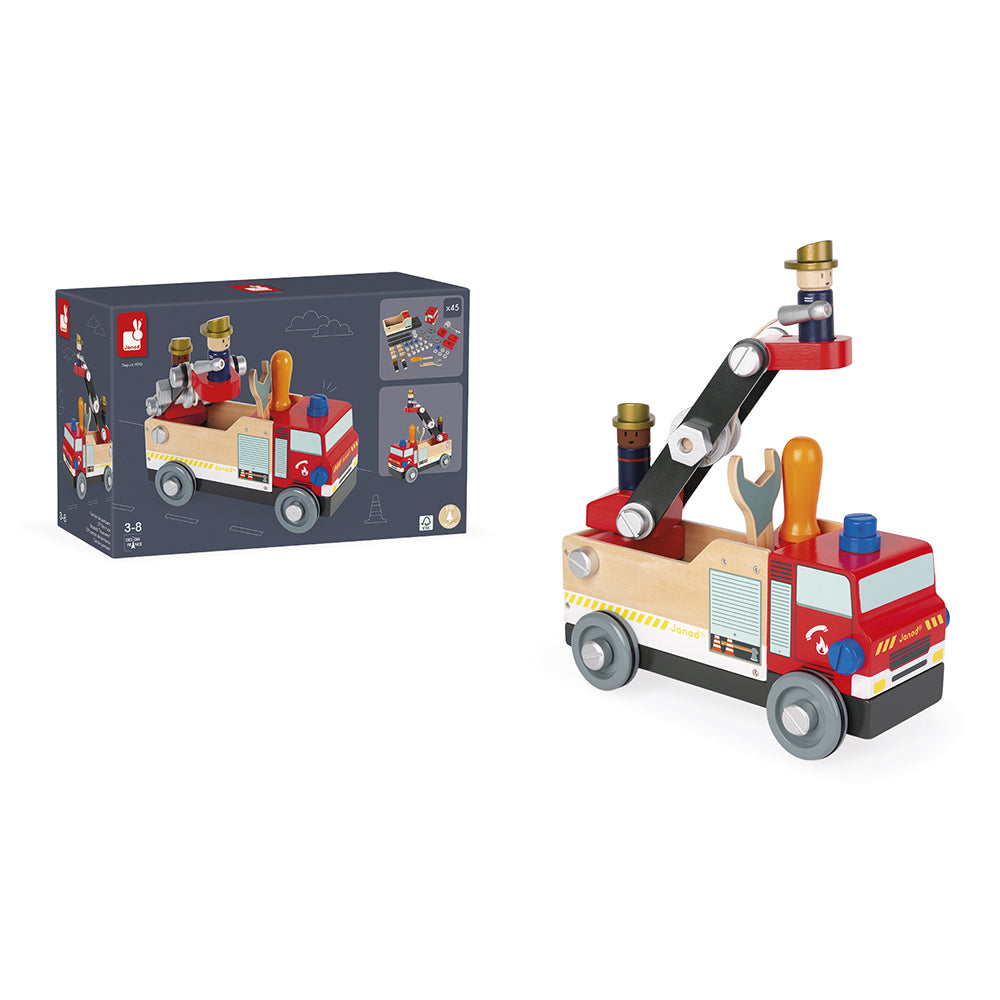 Janod Brico'Kids - Brandweerauto, Janod