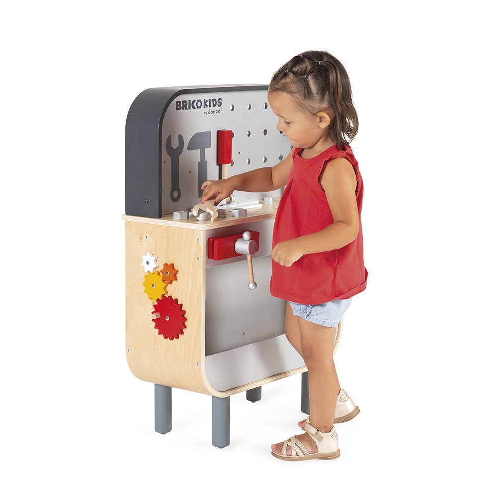 Janod Brico'Kids - Dubbelzijdige Werkbank, Janod
