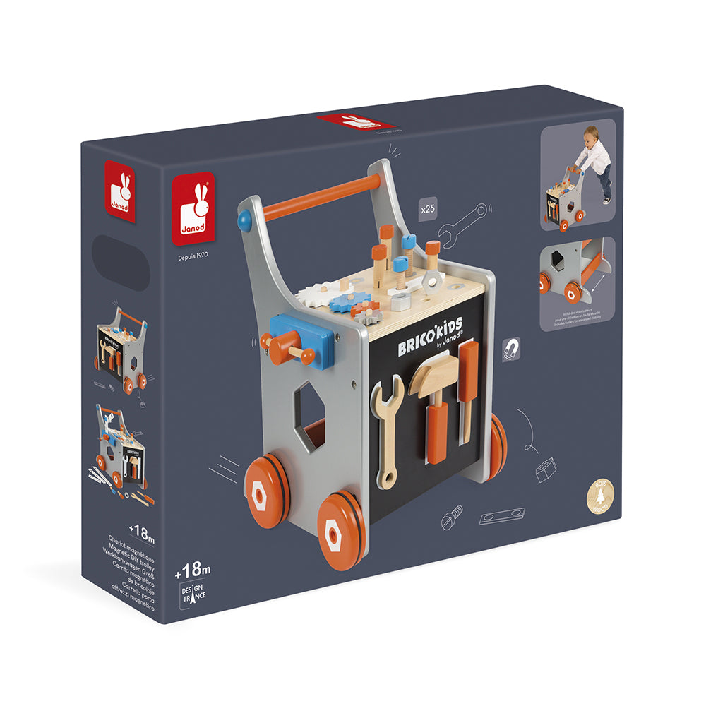 Janod Brico'Kids - Diy Magnetische Trolley, Janod