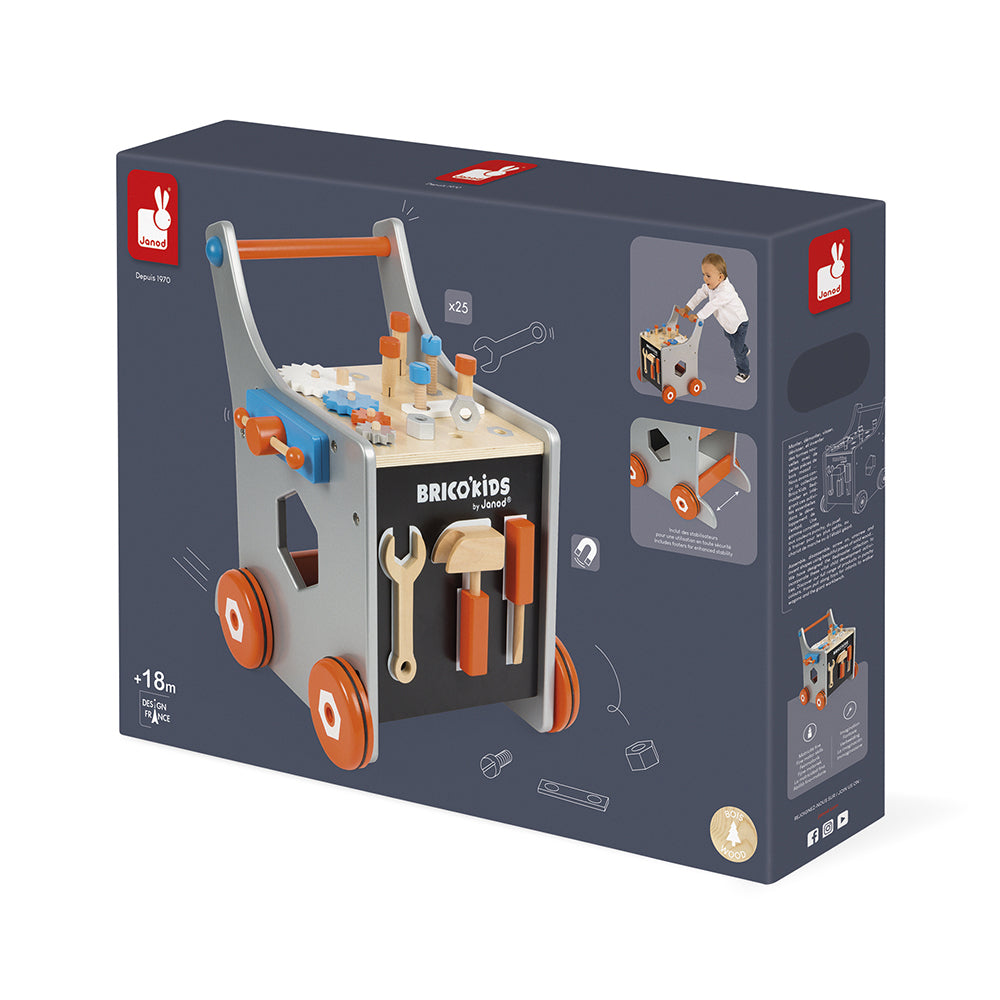 Janod Brico'Kids - Diy Magnetische Trolley, Janod