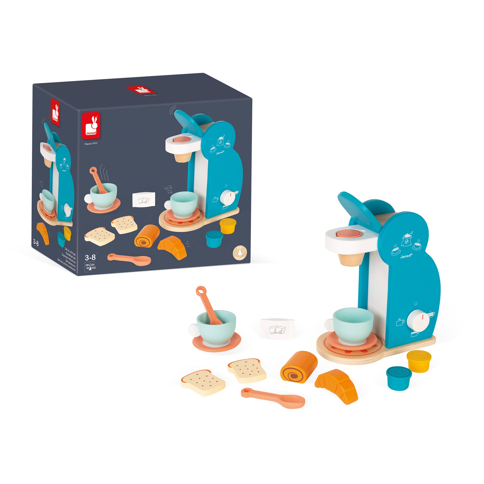 Janod In De Keuken - Koffiezetapparaat Ontbijtset, Janod