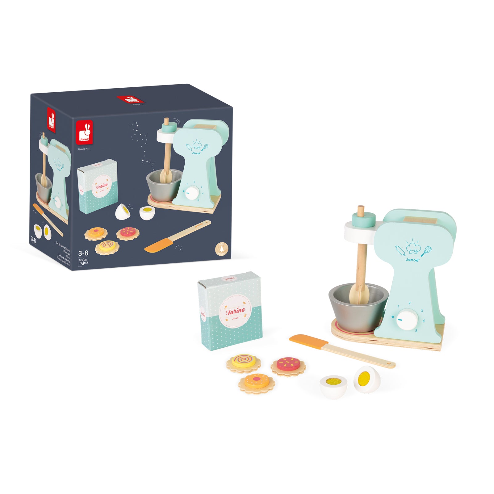 Janod In De Keuken - Keukenmachine Bakset, Janod