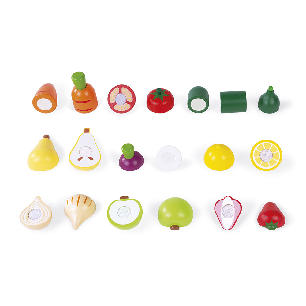 Janod Green Market - Groente En Fruit Maxi Set, Janod
