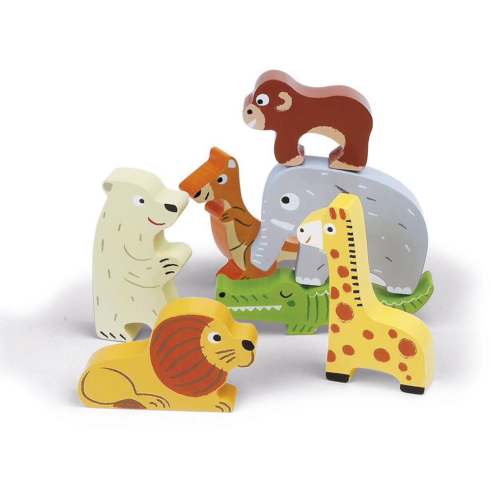 Janod Chunky Puzzel - Dierentuindieren, Janod