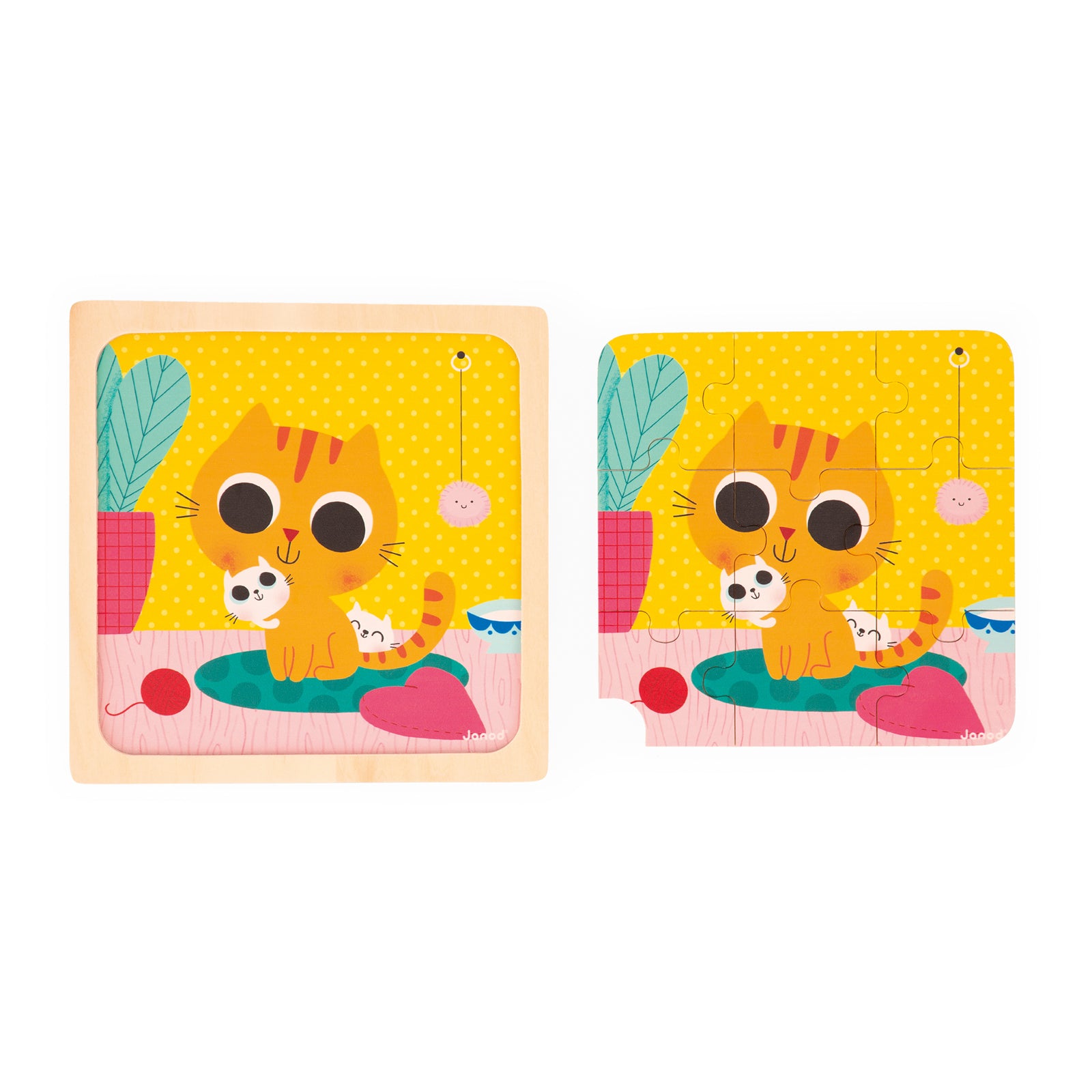Janod Puzzel - Kat Peanut, Janod
