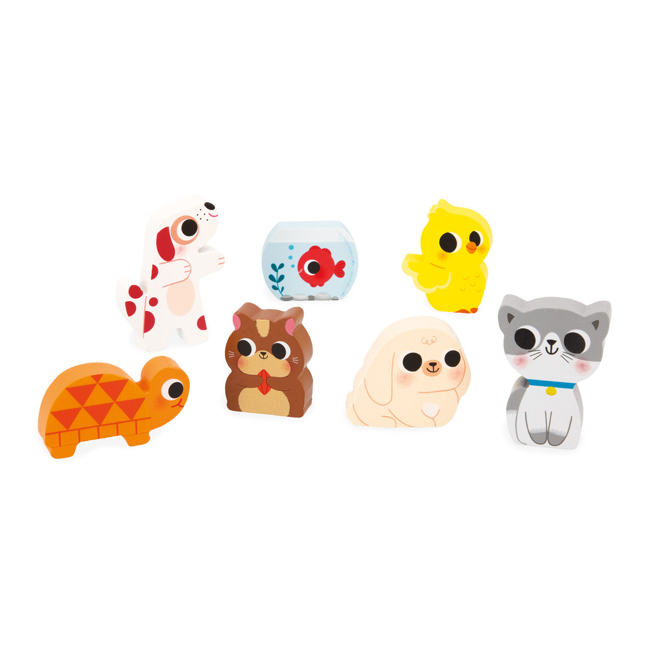 Janod Chunky Puzzel - Huisdieren, Janod