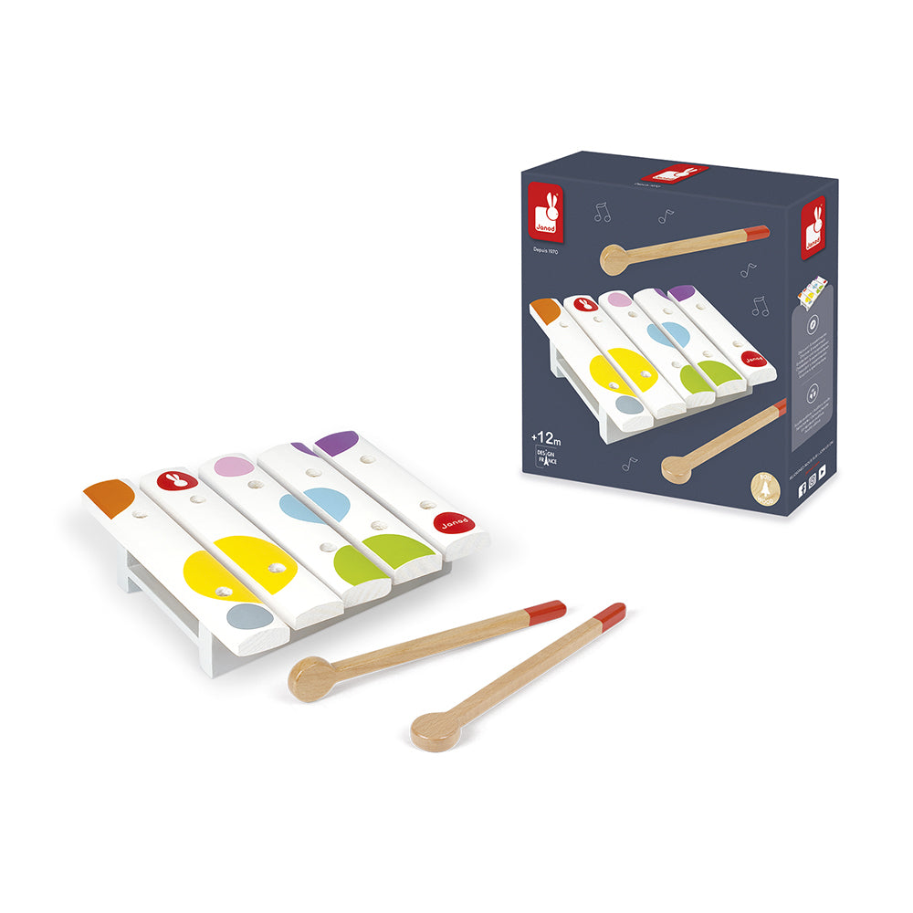 Janod Confetti - Xylofoon Hout Mini, Janod