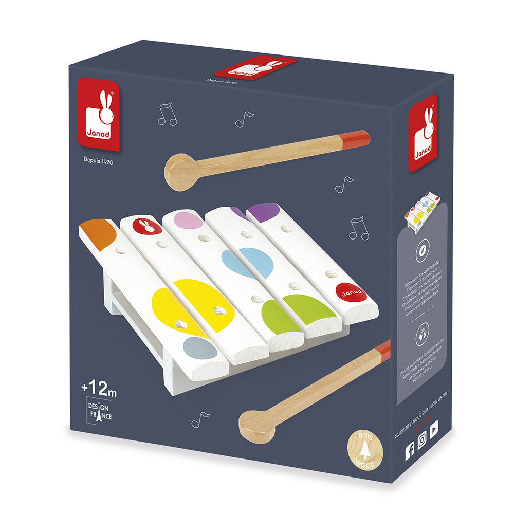 Janod Confetti - Xylofoon Hout Mini, Janod
