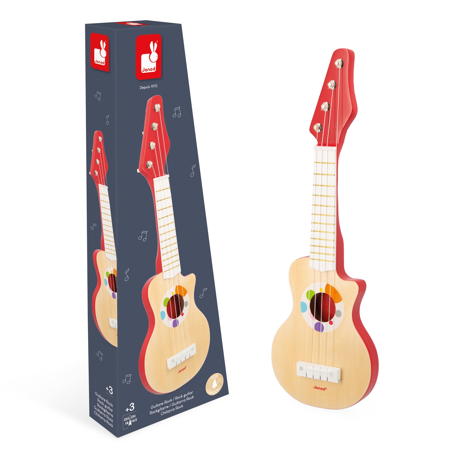 Janod Confetti - Rock Gitaar, Janod