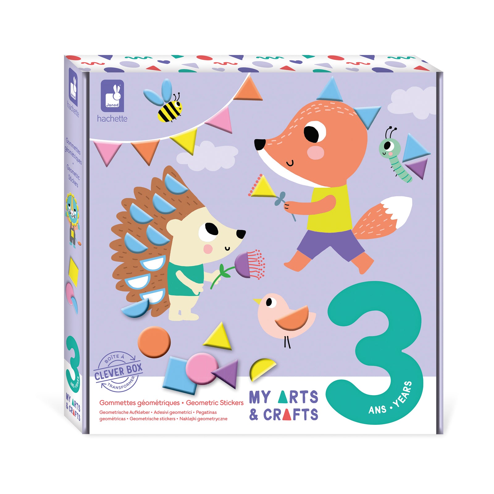 Janod Atelier - 3 Jaar - Geometrische Stickers, Janod