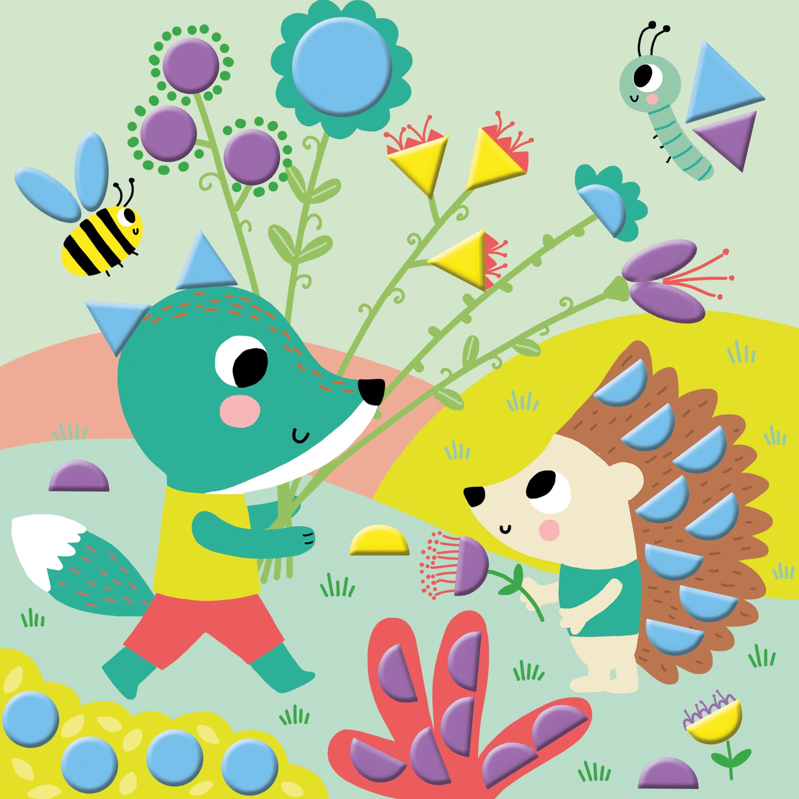 Janod Atelier - 3 Jaar - Geometrische Stickers, Janod