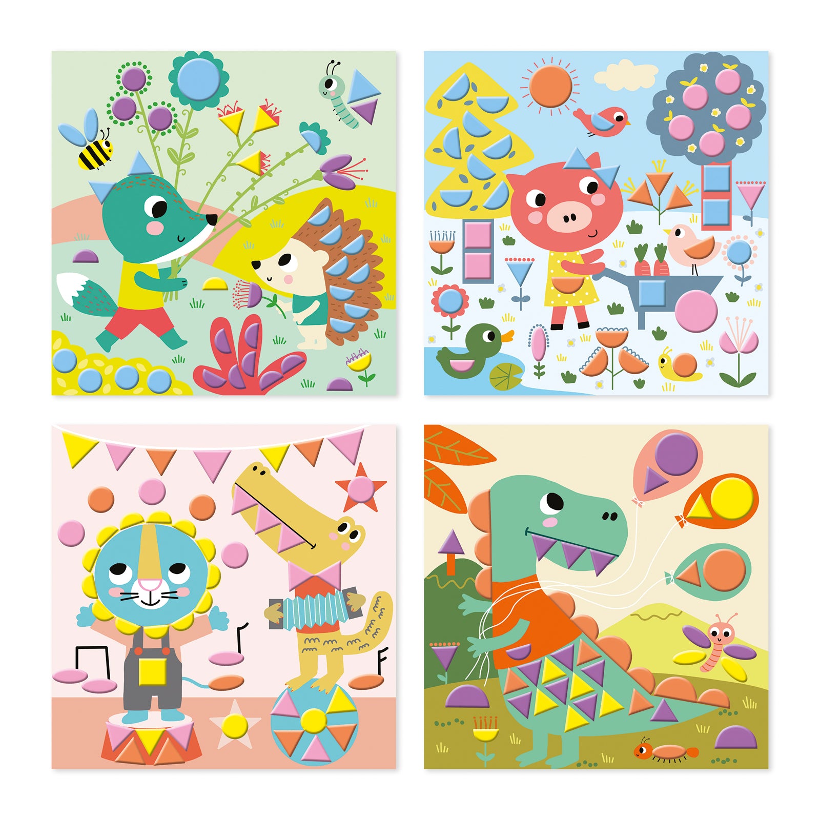 Janod Atelier - 3 Jaar - Geometrische Stickers, Janod