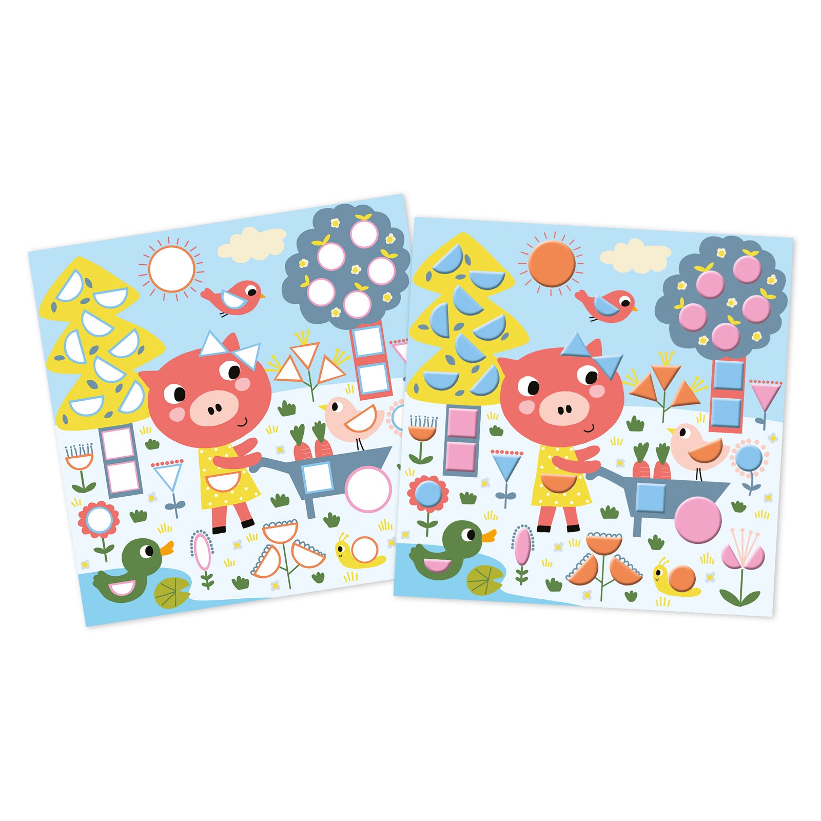 Janod Atelier - 3 Jaar - Geometrische Stickers, Janod