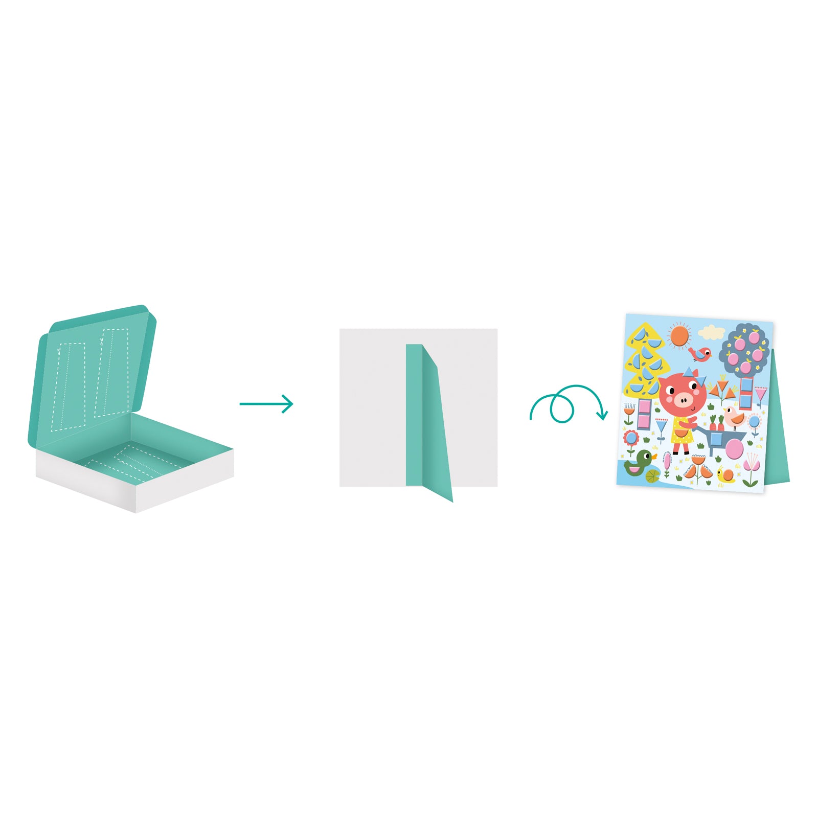 Janod Atelier - 3 Jaar - Geometrische Stickers, Janod