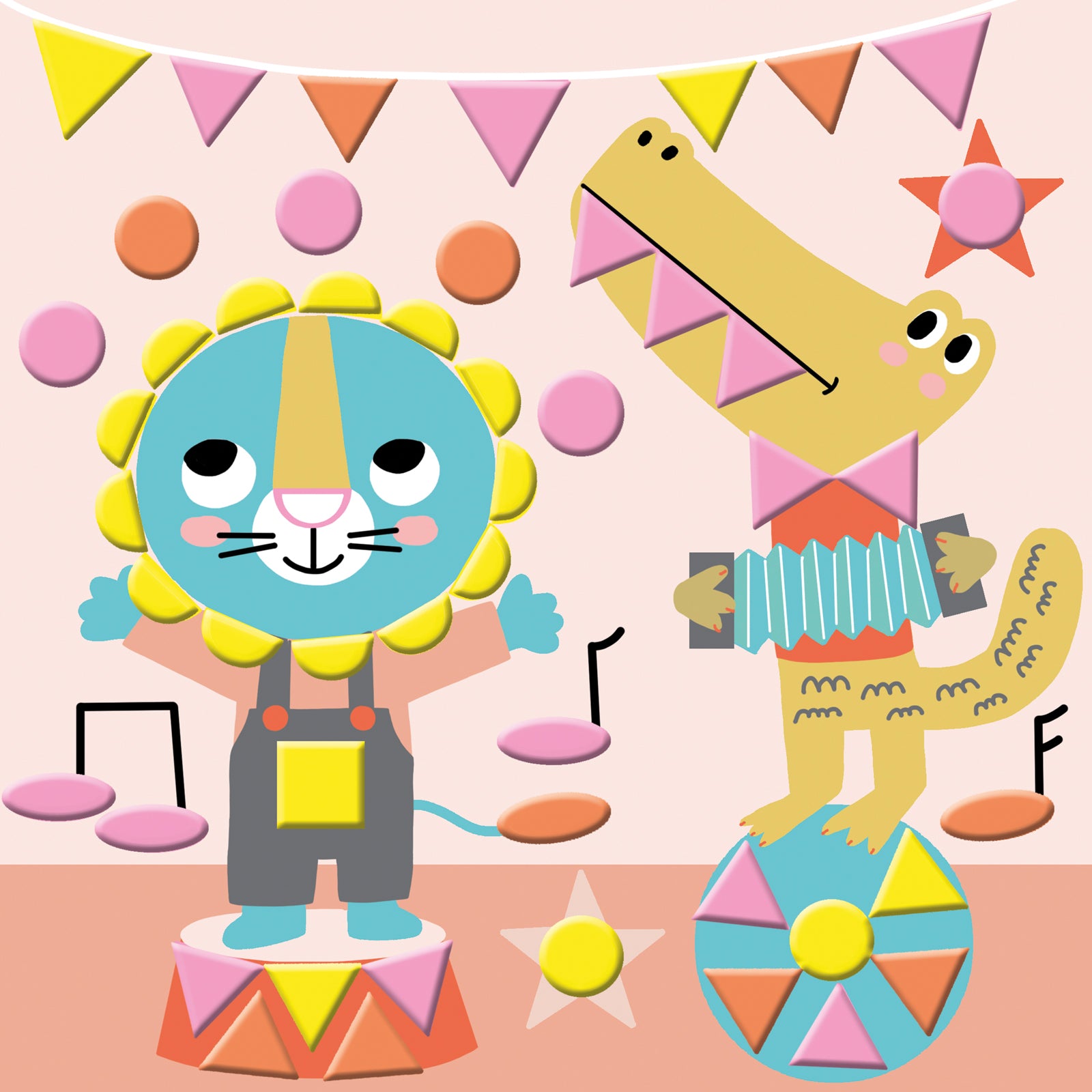 Janod Atelier - 3 Jaar - Geometrische Stickers, Janod