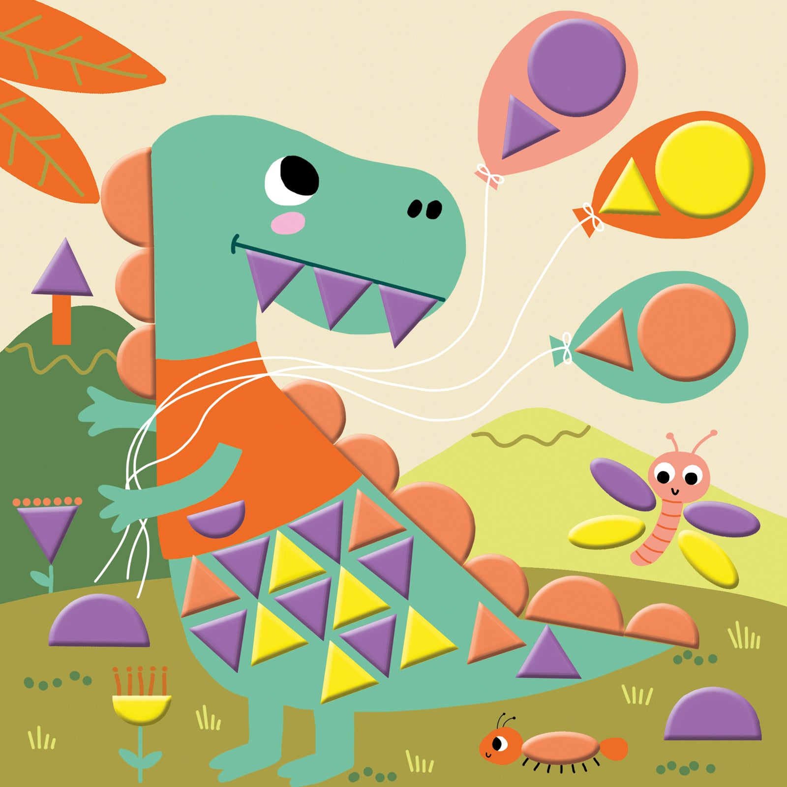 Janod Atelier - 3 Jaar - Geometrische Stickers, Janod
