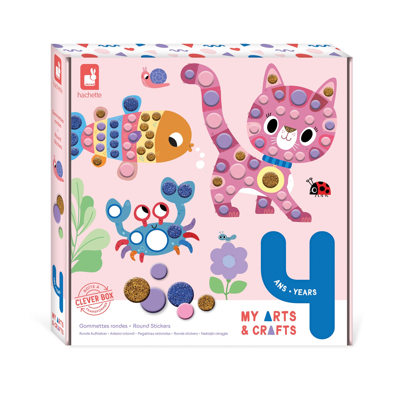 Janod Atelier - 4 Jaar - Ronde Stickers, Janod